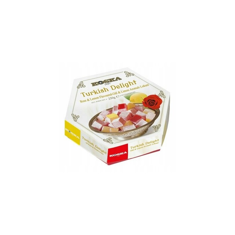 Lokum róża i cytryna Turkish Delight 250g Koska