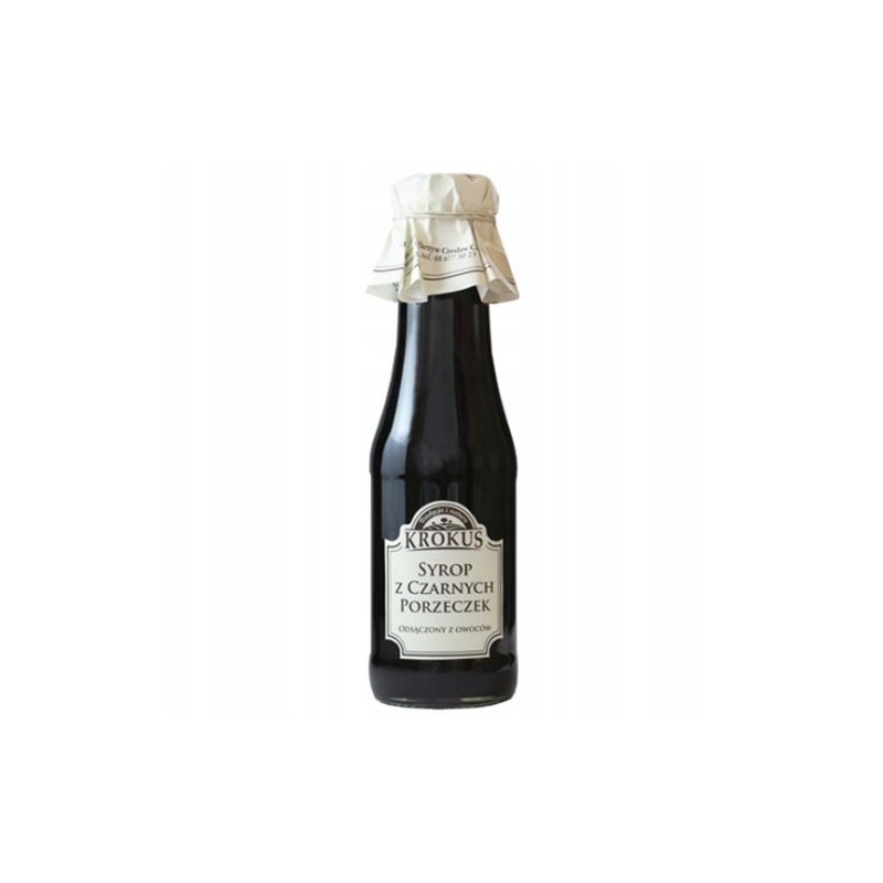 Syrop z czarnych porzeczek 355g KROKUS