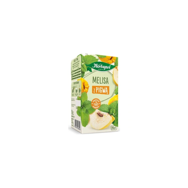 HERBAPOL herbatka ziołowa melisa z pigwą 35 g (20 torebek x 1,75g)