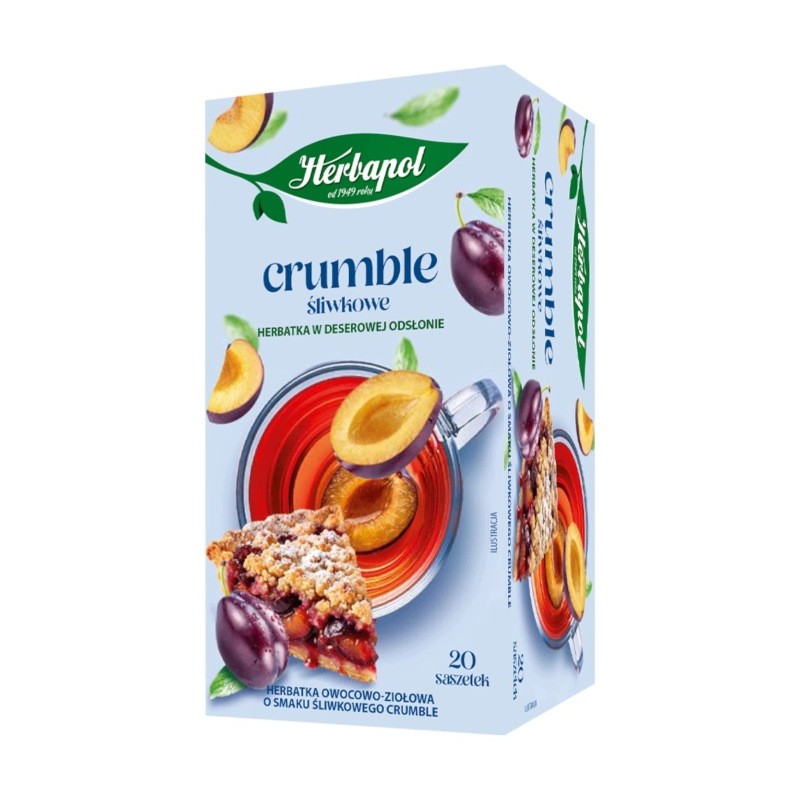 Herbata Śliwkowe crumble 2,5g x 20 szt.