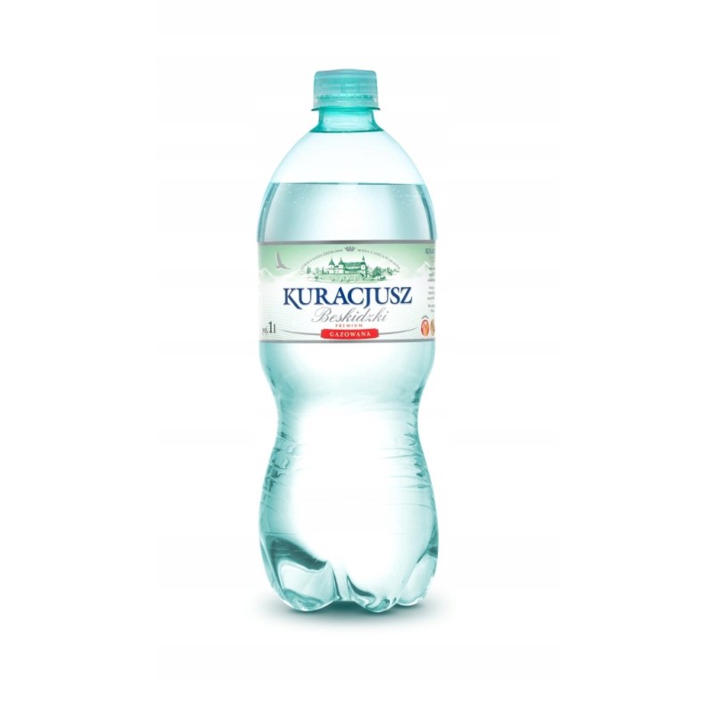 Kuracjusz Beskidzki Naturalna woda mineralna gazowana 1l BEZ KAUCJI